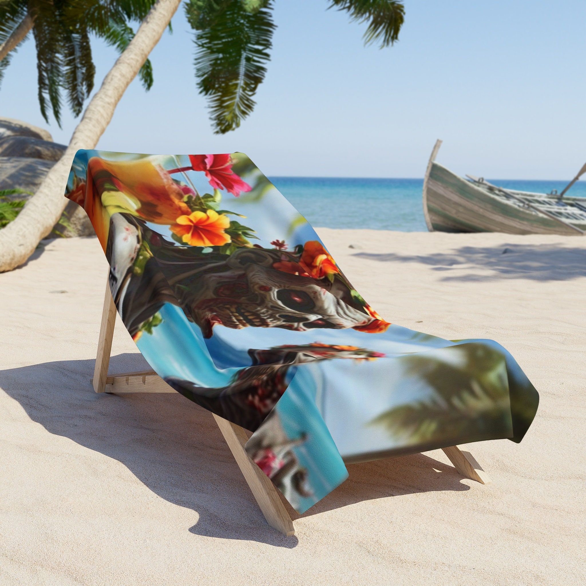 Tropical Zombie Couple Drinks Beach Towel - Etsy