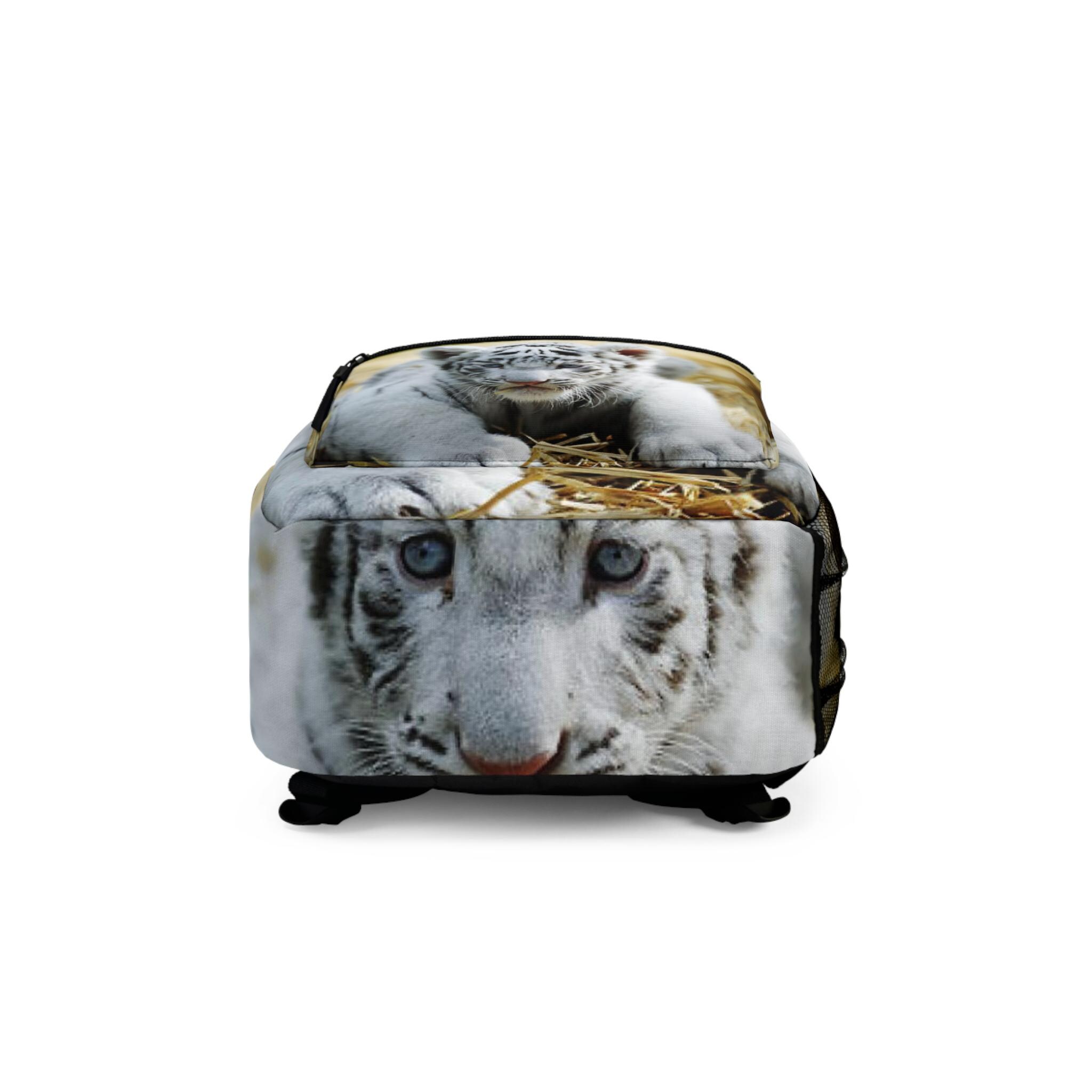 Cute Baby White Tiger Backpack - Etsy