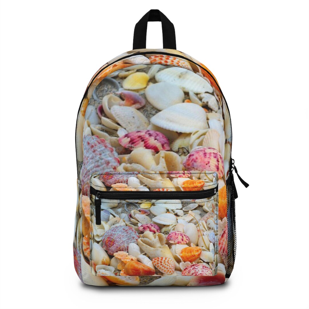 Colorful Sea Shells Backpack - Etsy