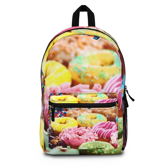Stylish Yellow‎ and Pink Backpack by Doughnut Stylish Yellow and‎ Pink Backpack by Doughnut main image 2