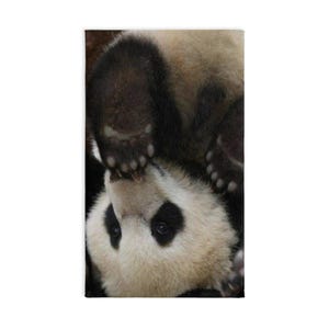 Upside Down Panda Hand Towel