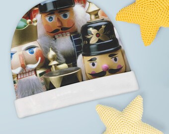 Gorro de bebé navideño de El Cascanueces (AOP)