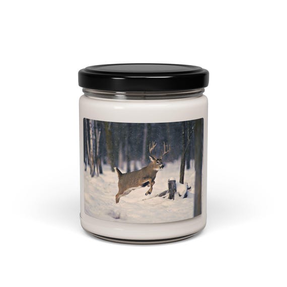 Leaping Buck Weihnachtsduftkerze, 9oz