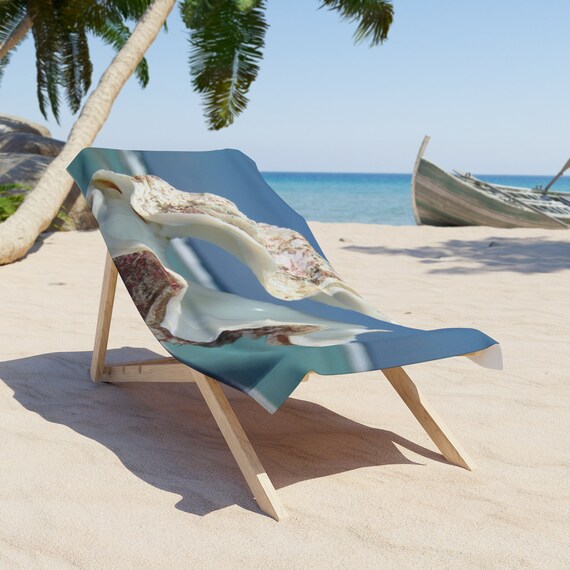 Seashell beach towel sale