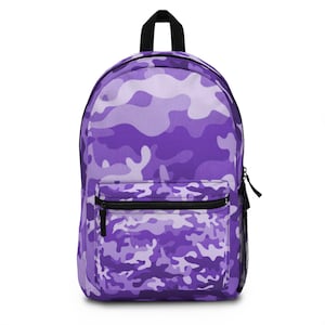 Lavender Camouflage Backpack