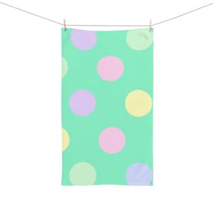 Colorful Polka Dot Hand Towel