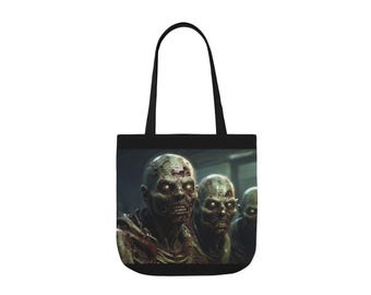 Zombie Duo Halloween Einkaufstasche, 5-farbige Riemen