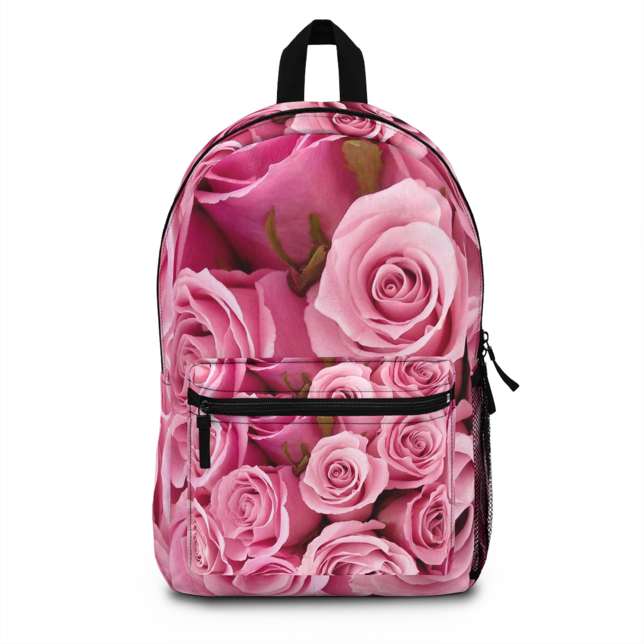 Pink Roses Backpack - Etsy