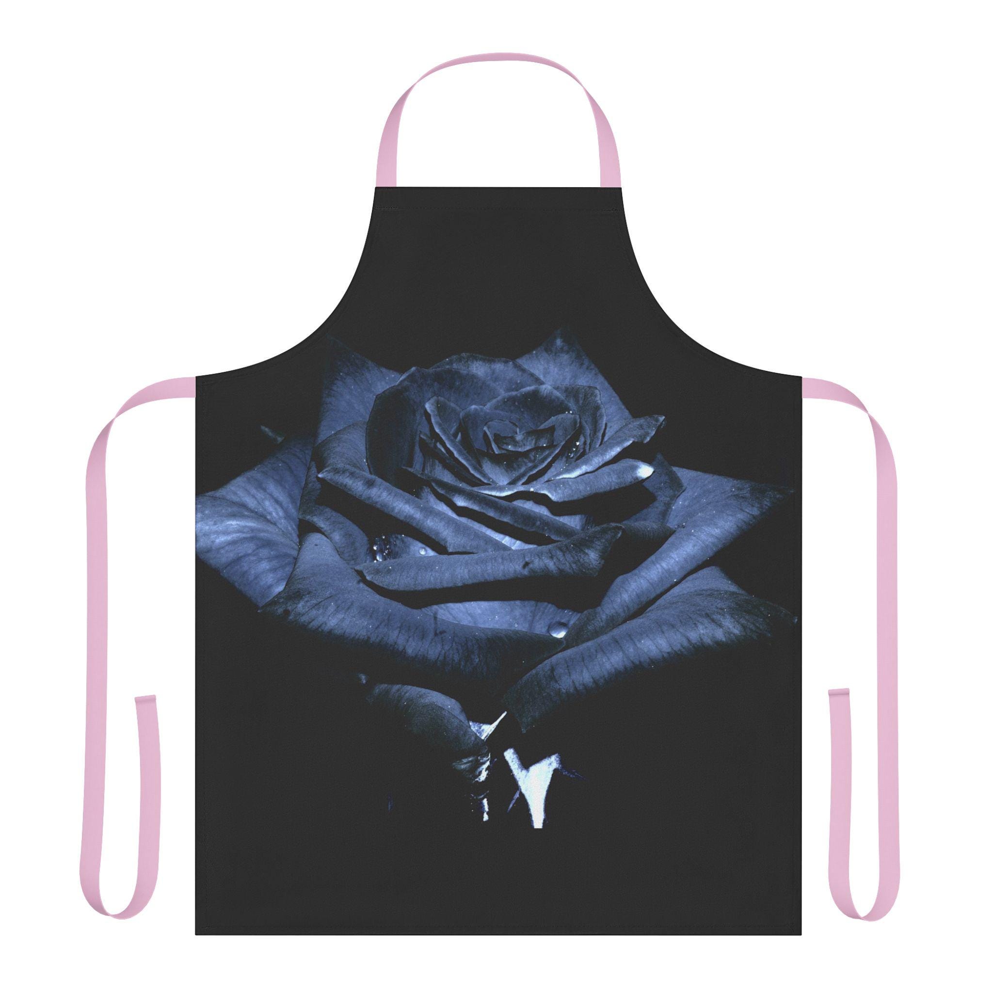 ゴシック ブラック ローズ バレンタイン ユニセックス エプロン 5 色