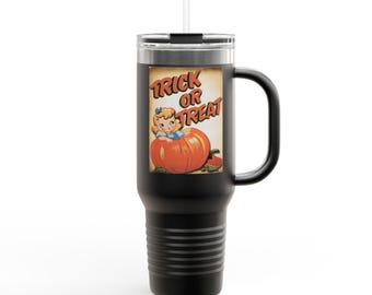 Mug de voyage isotherme Halloween vintage