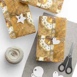 Champagne Bubbles Birthday Wrapping Papers