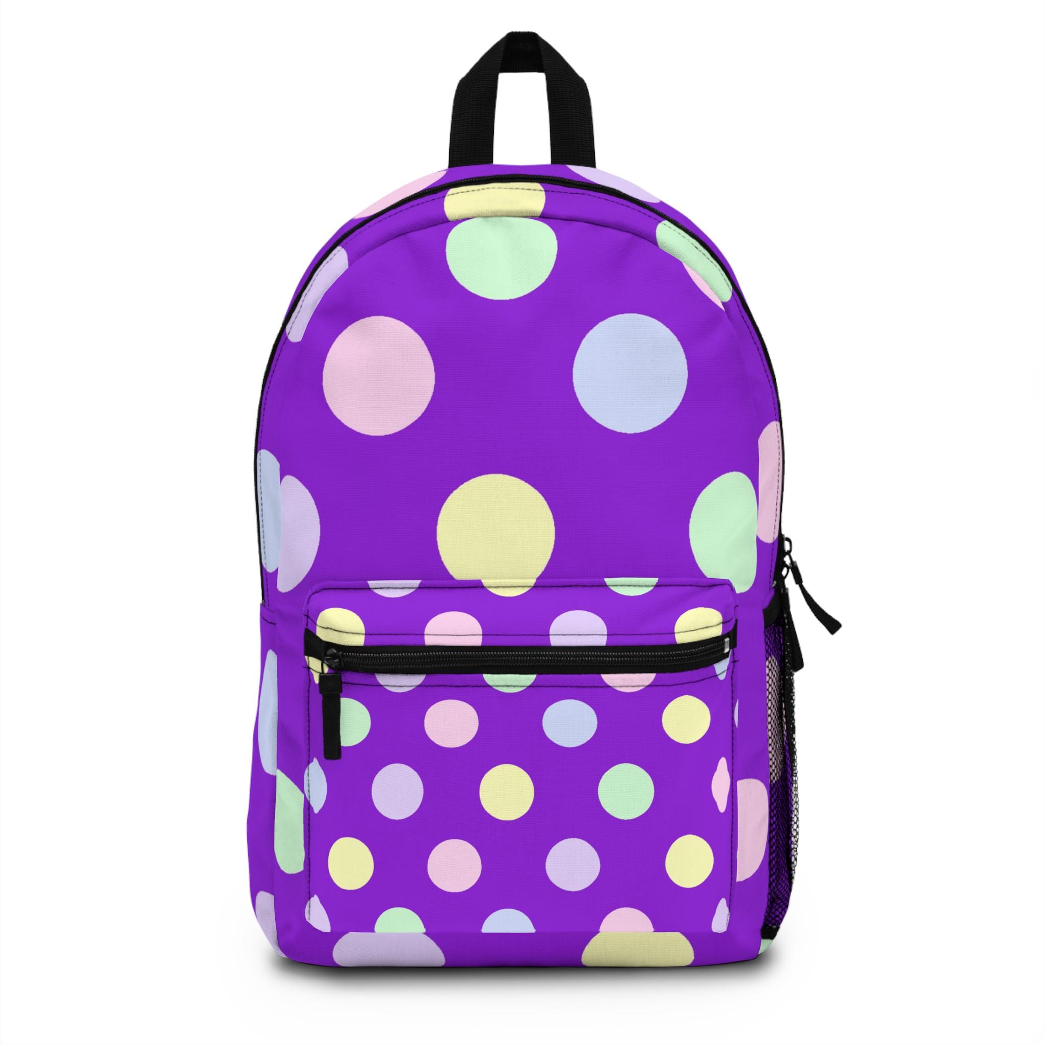 Purple With Large Pastel Polkadots Backpack - Etsy