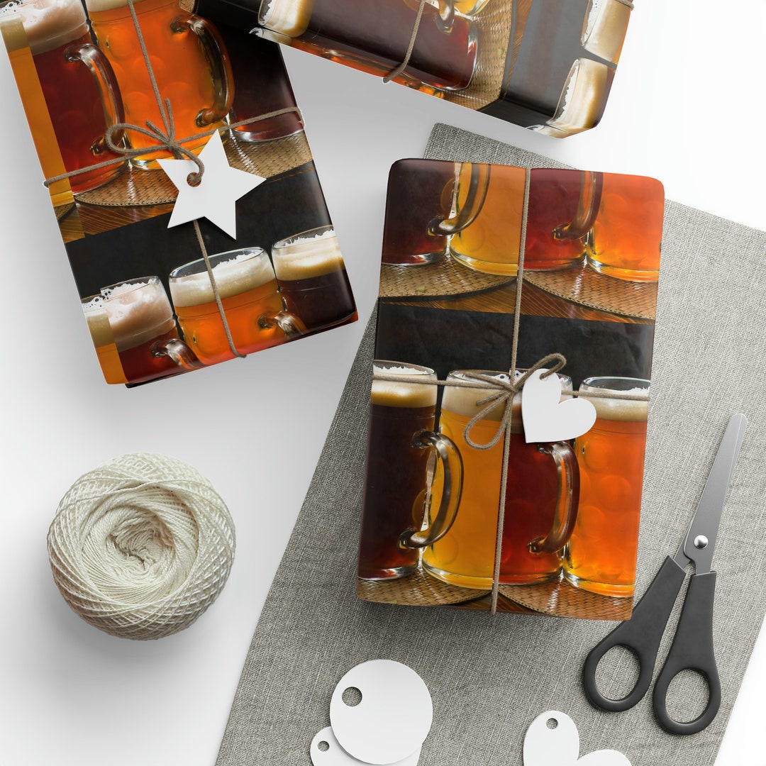 Different Colored Beers Birthday Father's Day Wrapping Papers - Etsy