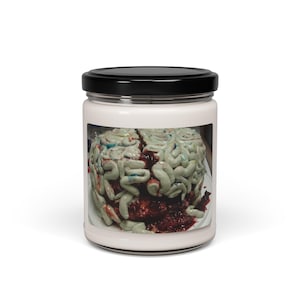 Zombie Munched On Brain Cake Halloween Scented Soy Candle, 9oz