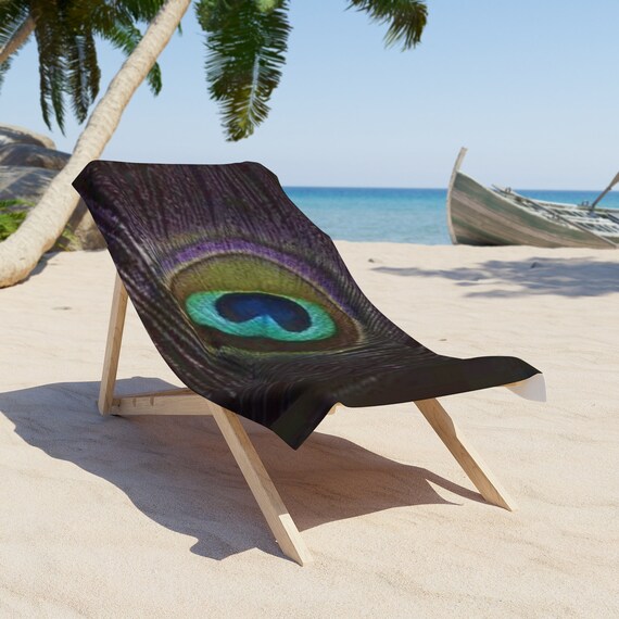 Peacock beach towel hotsell