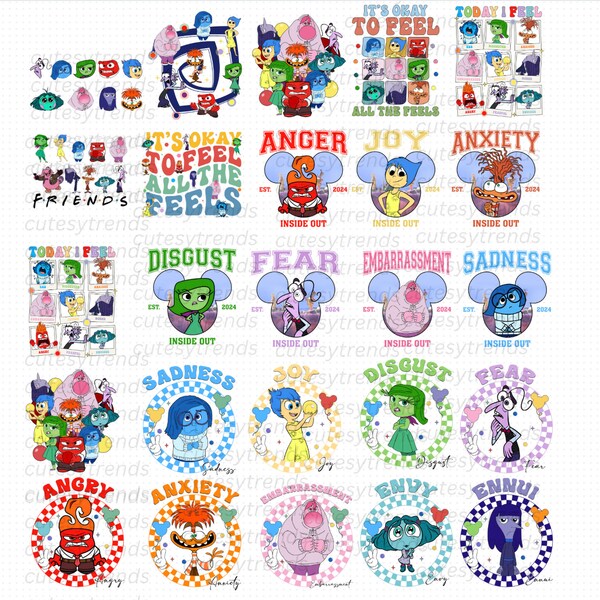 Emotions Inside Out Png - Etsy