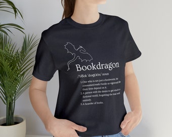 Bookdragon Tee | Book Dragon Shirt | Bookdragon T-shirt | Definition Shirt | Reader Gift | Bookish Gift | Bookish Things | Bookworm