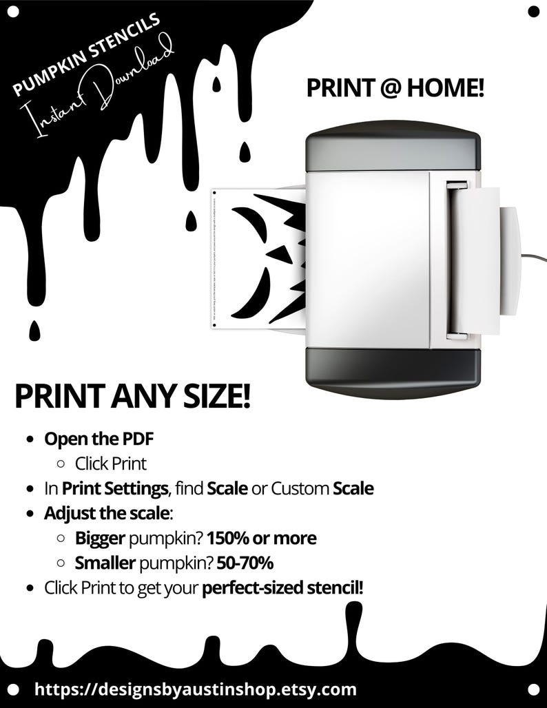 Zombie Hand Pumpkin Carving Stencil for Pumpkin Fall Decoration PDF