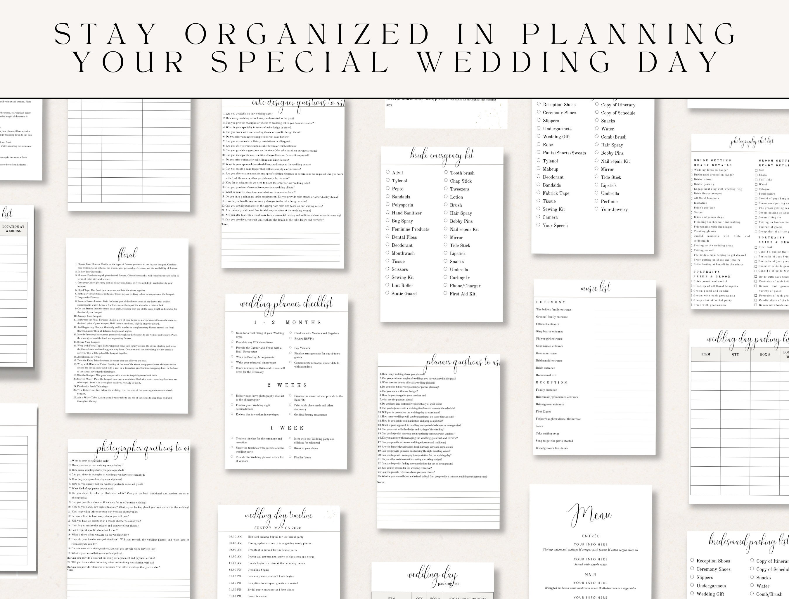 Wedding Checklist Printable Wedding Planning Checklist Wedding Wedding Checklist Printable Wedding Planning Checklist Wedding