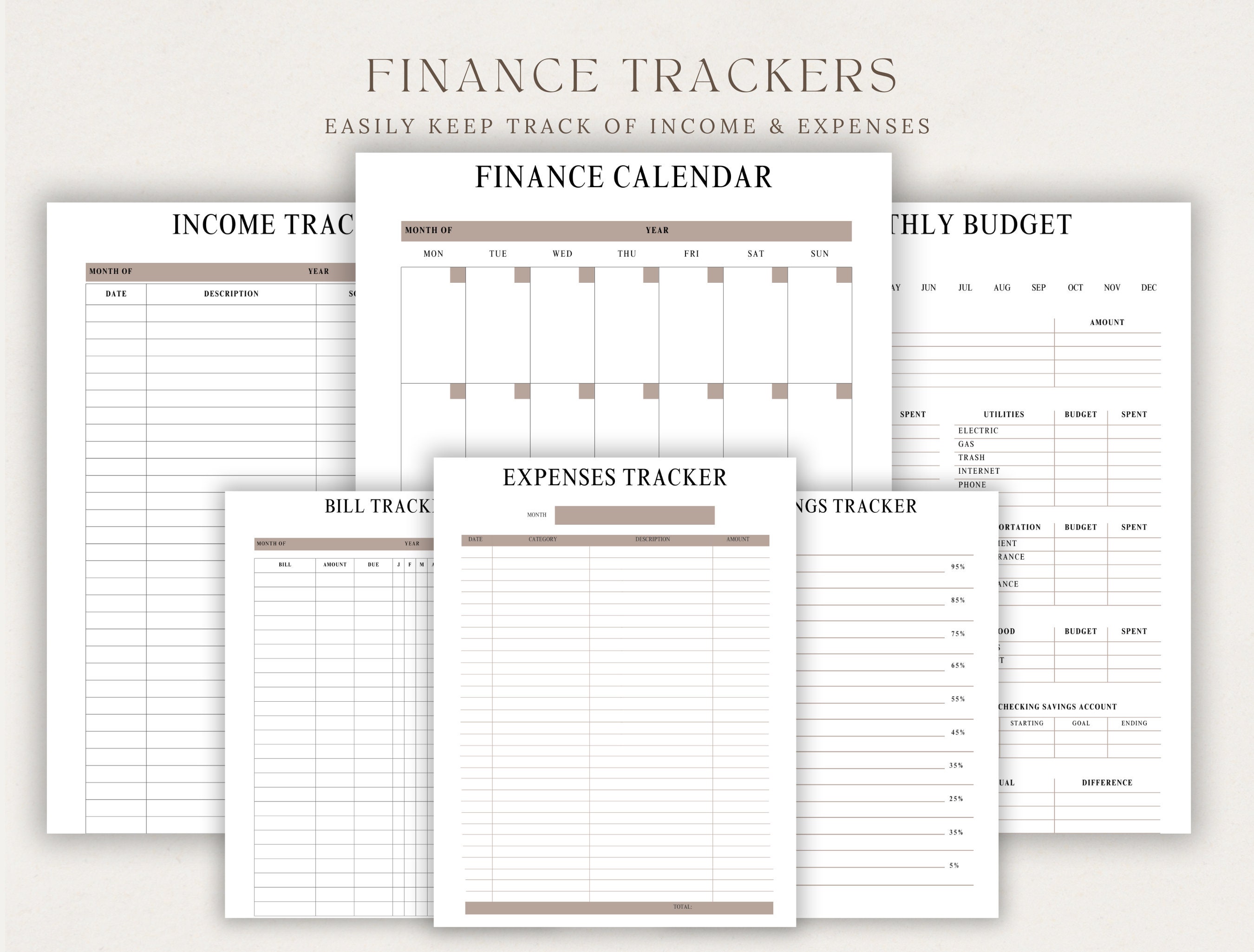 Life Planner | Printable Life Planner Binder| Canva Template | Life ...