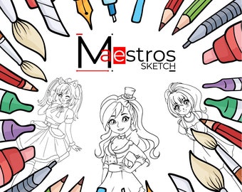 Libro para colorear Barbie, impresión digital de Barbie, libro para colorear para niños, para niños