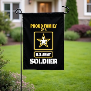 Proud Family of a Soldier – U.S. Army Garden Flag