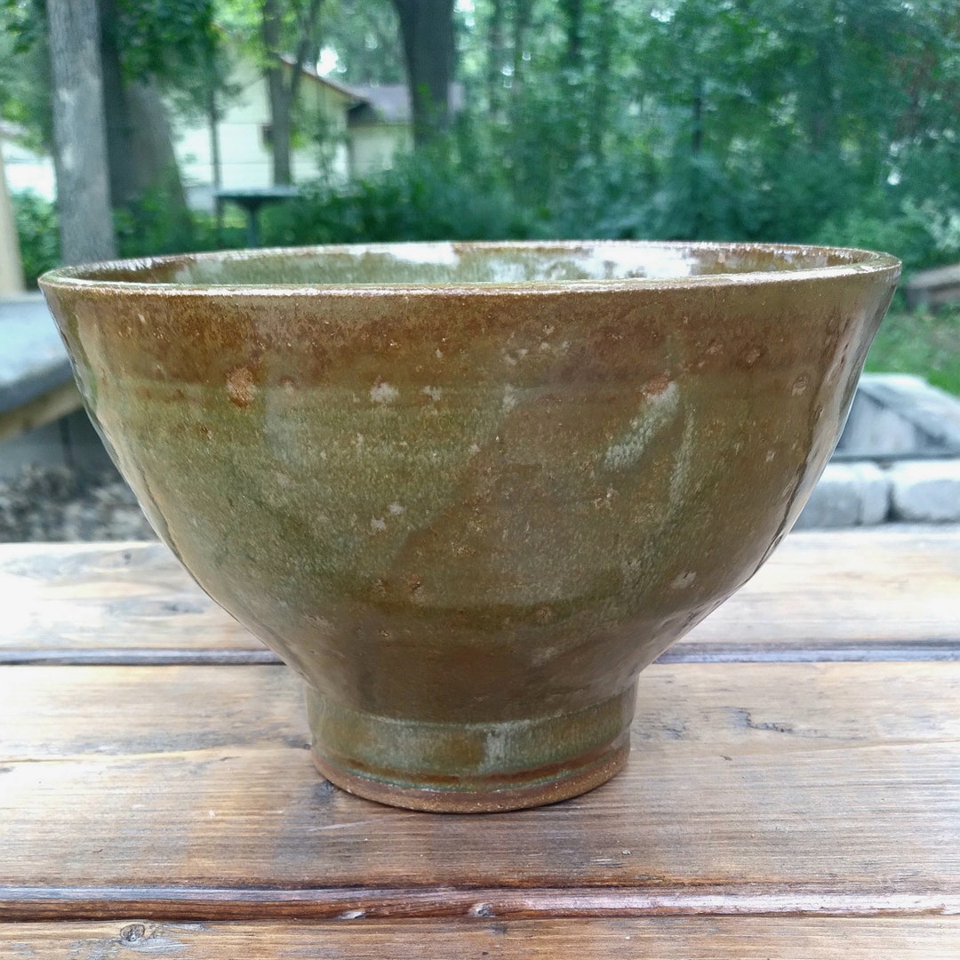 Large Serving Bowl Forest Glaze main image 1