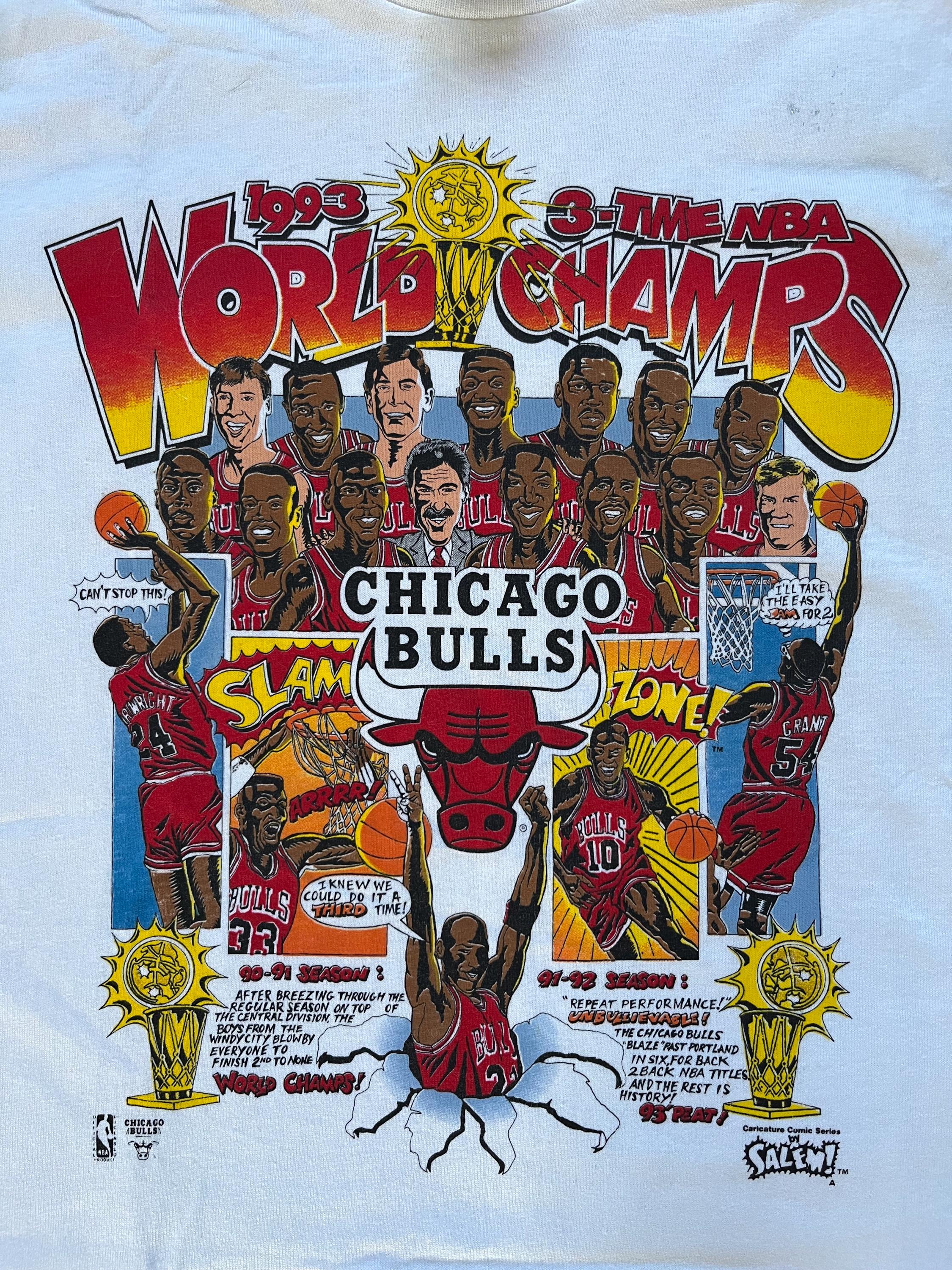 シカゴブルズ　ピンバッジ　1993年　レア Vintage Chicago Bulls 1993 Shirt - Etsy