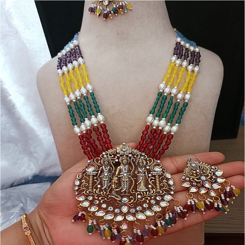 Necklace Set Ram Navami Jewellery Showroom Of Gold Attractive