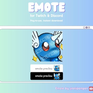 Cute Dragonair Emote for Twitch/Discord