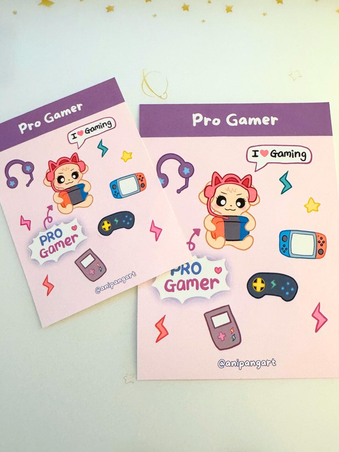 Gamer Sticker Sheet｜cute Streamer Gaming Console Switch Stickers for ...