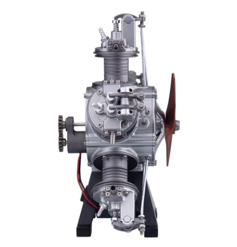 5 Cylinder Radial Engine Model Kit That Works DIY 1 6 Full Etsy