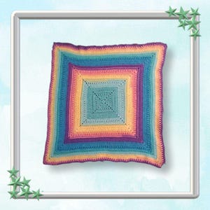 Super Soft & Vibrant Rainbow Baby Blanket | Handmade Crochet Afghan