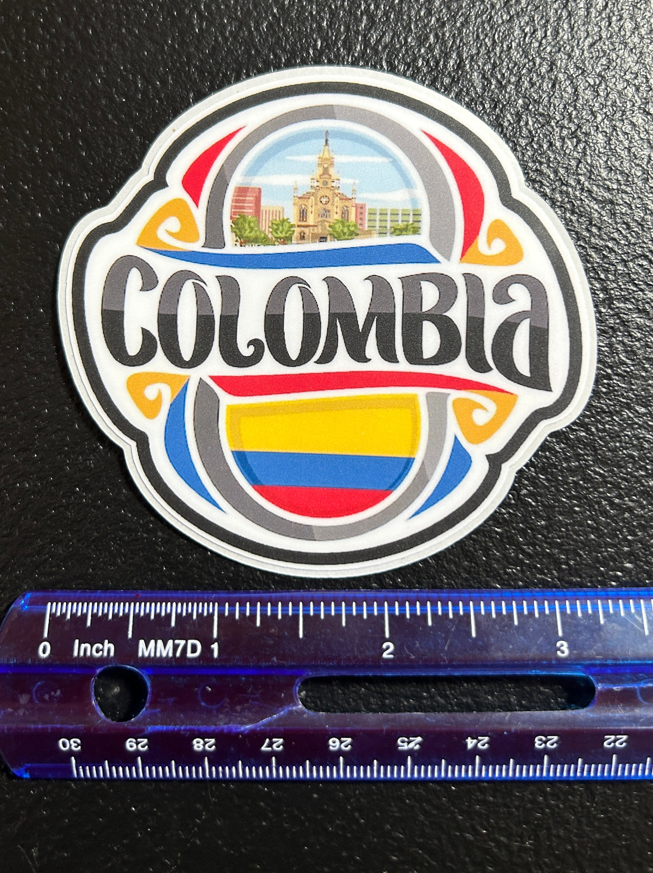 Colombia Circle Sticker / Decal Weatherproof Outdoor Rated Colombia ...