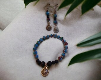 Earring Bracelet Set - Esstential Oil Diffuser - Collection 5