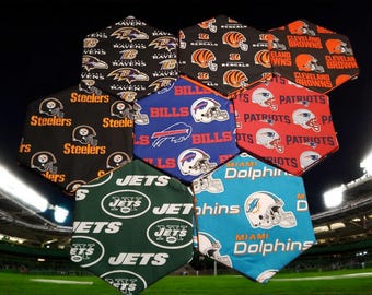 Football Fan Hexagon Double-Sided Design Pot Holders/Trivets - Pair (2) (Option Sets 2 of 4)