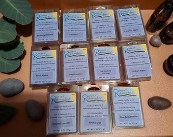 Soy Wax Melts 2oz: Assorted Scented Cubes - Vegan & Kosher