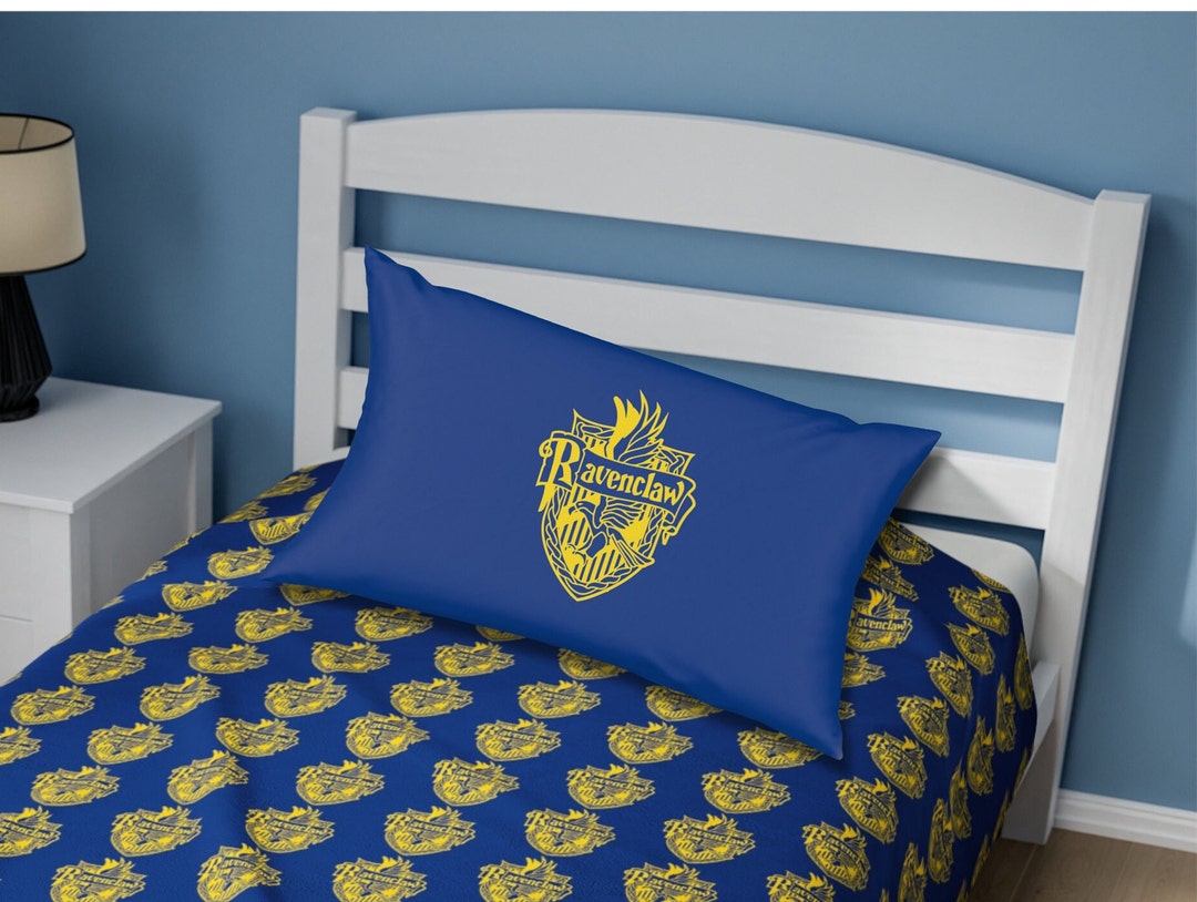 HARRY POTTER PILLOW Sham, Hogwart House Pillow, Harry Potter Bedding