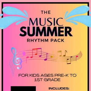 Music Rhythm Pack! | Printable | Instant Download