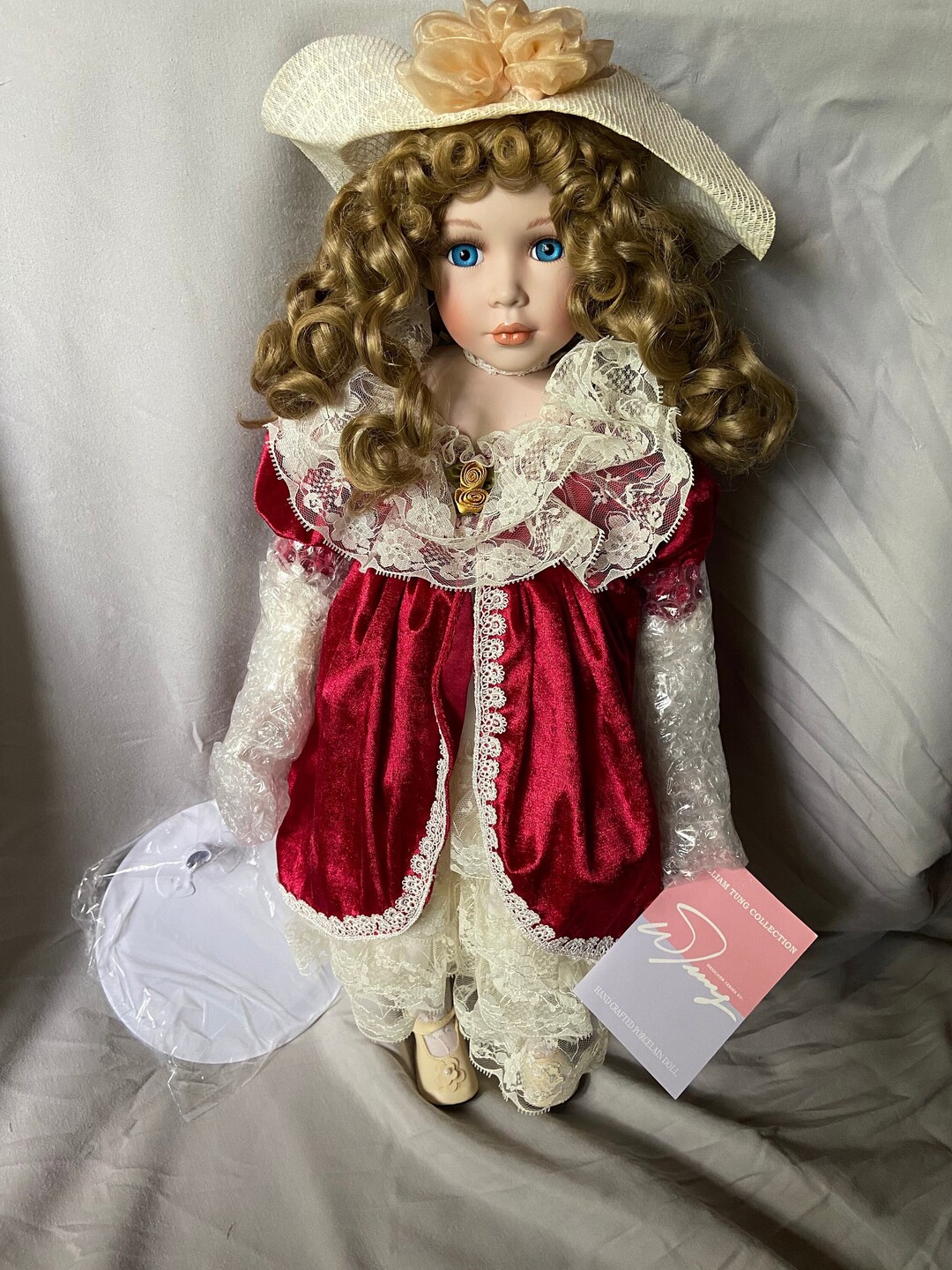 William Tung Collection Brandy Porcelain Doll 1997 Etsy
