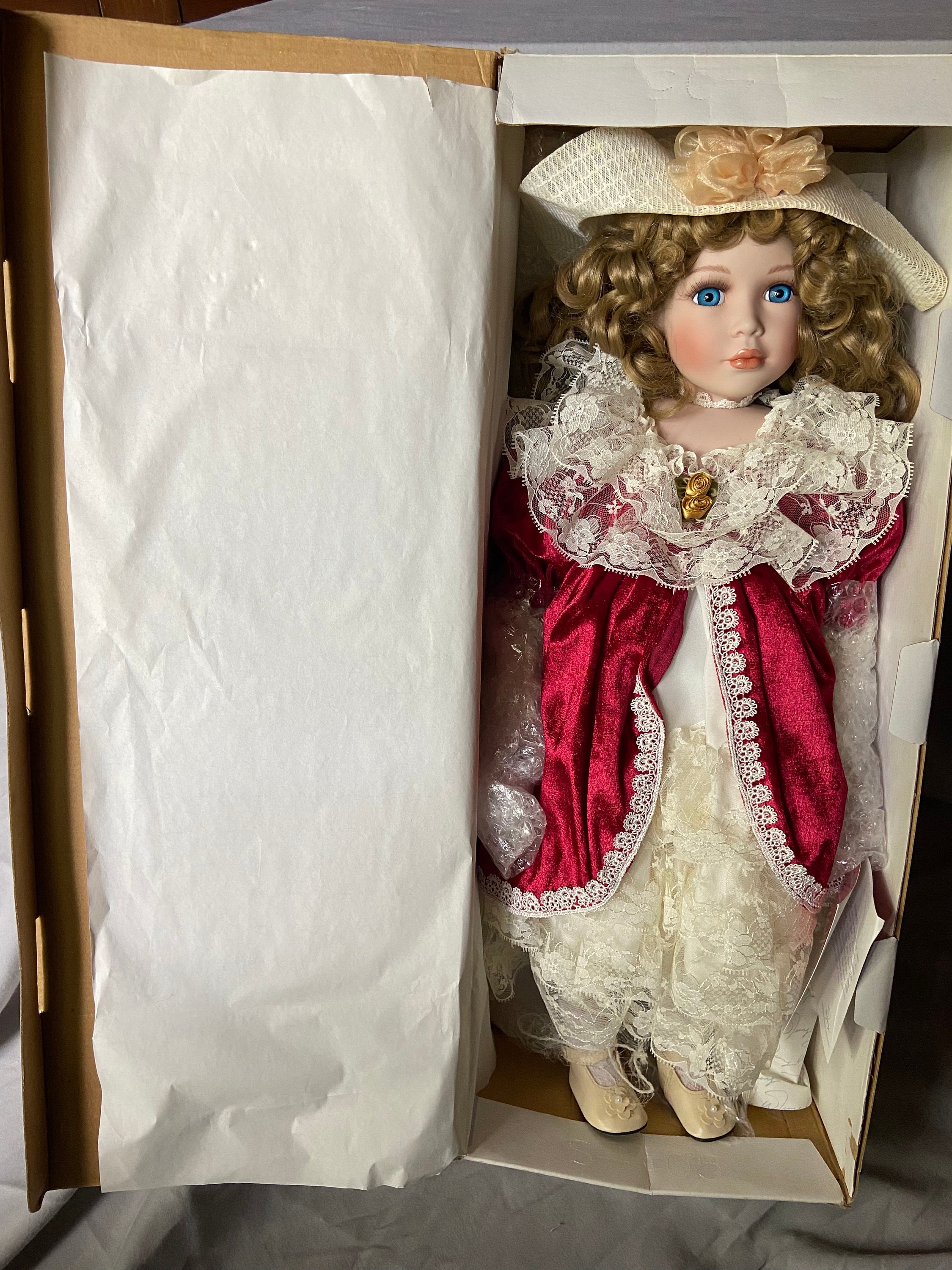 William Tung Collection Brandy Porcelain Doll 1997 Etsy