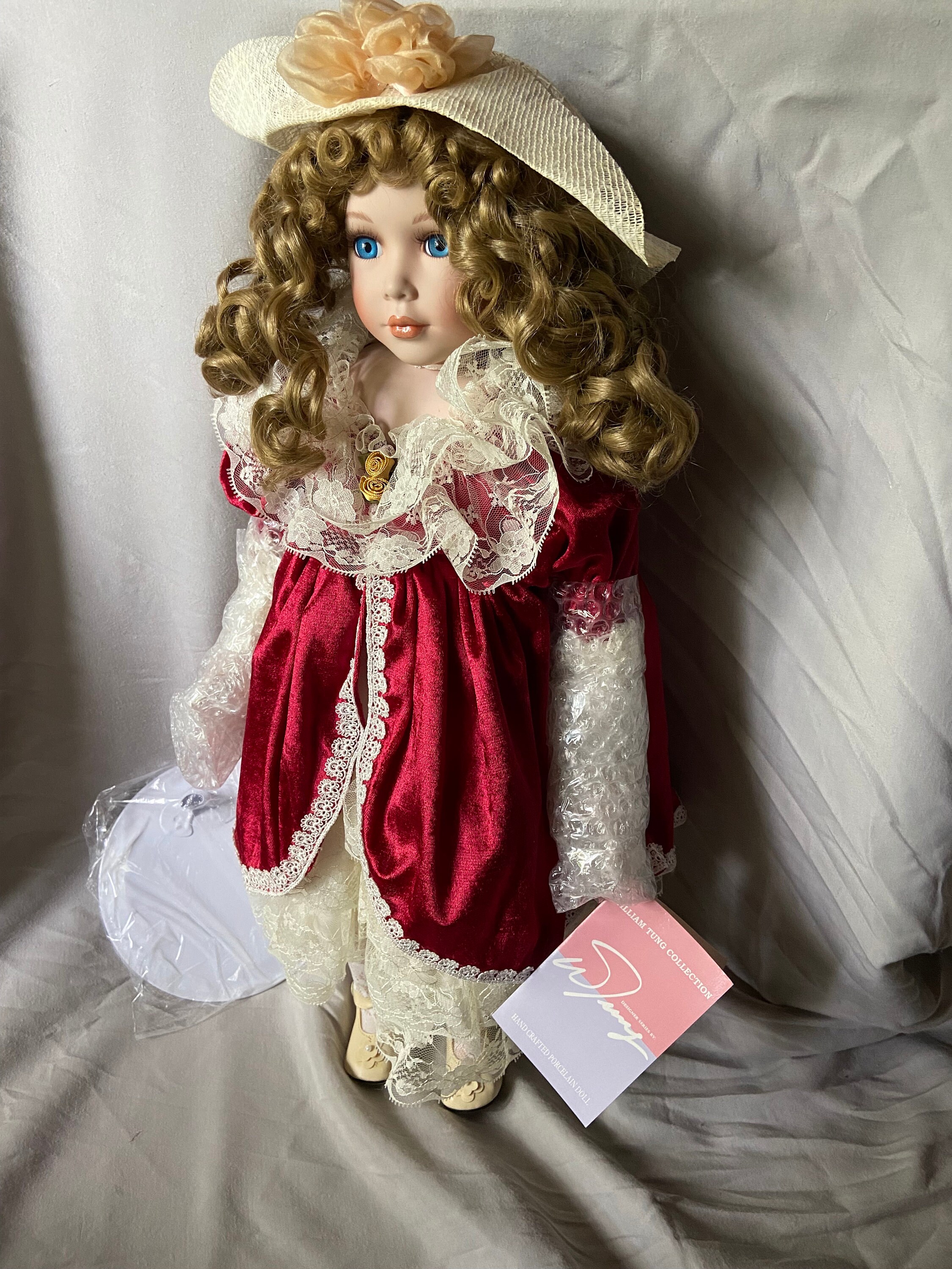 William Tung Collection Brandy Porcelain Doll 1997 Etsy