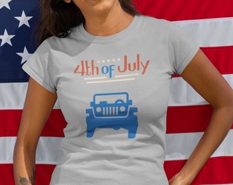 4th of July Off Road Unisex Tee, Truck 4WD Gift for Off Road Adventure Mud Climber Apparel, July 4th 4WD Shirt,