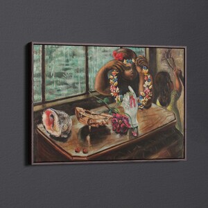Girls Playing by Juan Soriano Canvas Wall Art & Poster Print [5:7]