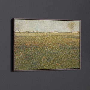 La Luzerne, Saint Denis by Georges Seurat Canvas Wall Art & Poster Print [5:7]