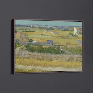 The Harvest by Vincent van Gogh Canvas Wall Art & Poster Print [5:7]