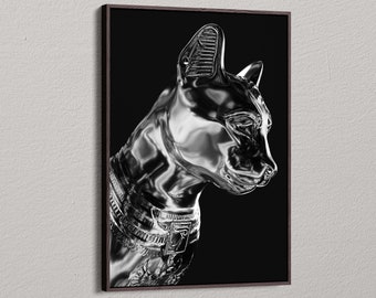 Gayer Anderson Cat autorstwa Simona Lee Sztuka ścienna na płótnie i plakat [5:7]