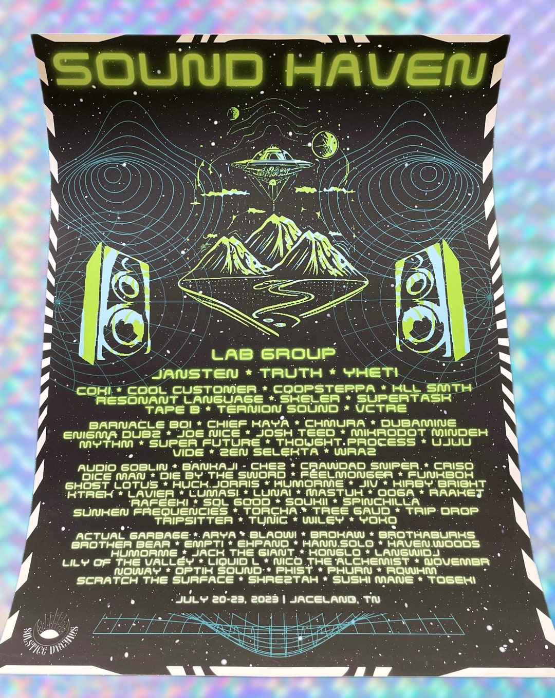 Sound Haven 2023 Poster Etsy