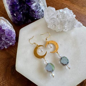 Midnight Moon Earrings
