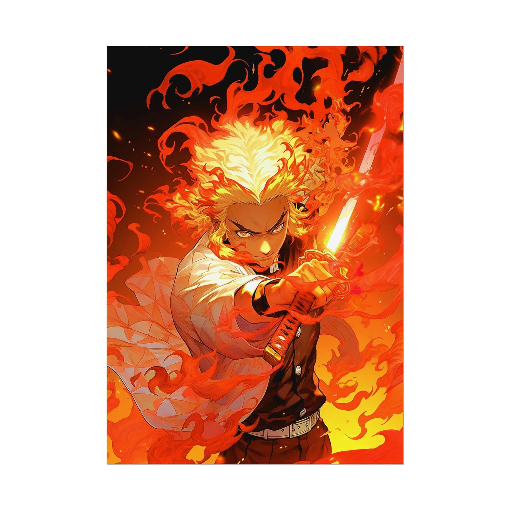 Rengoku Kyōjurō  Anime demon, Oni demon, Dragon slayer